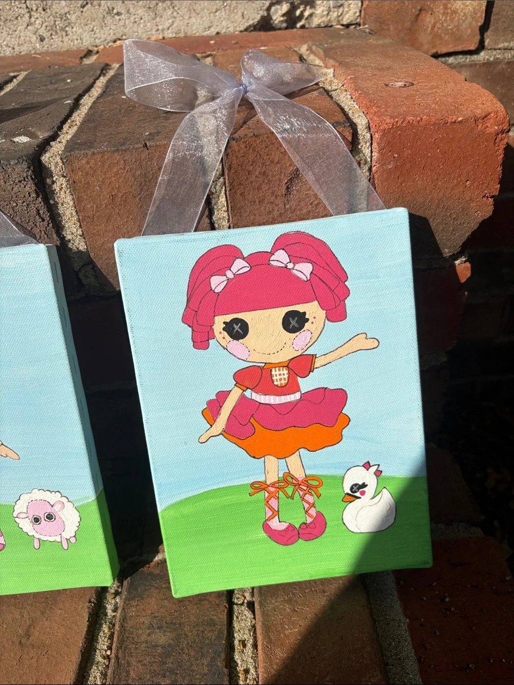Lalaloopsy Kids Decor 3 Piece Canvas w Bows